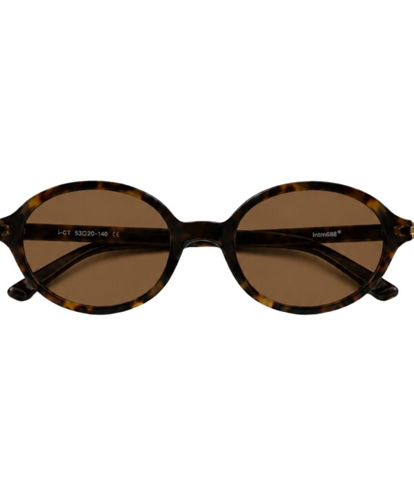 Óculos Solar Oval Hailey Animal Print